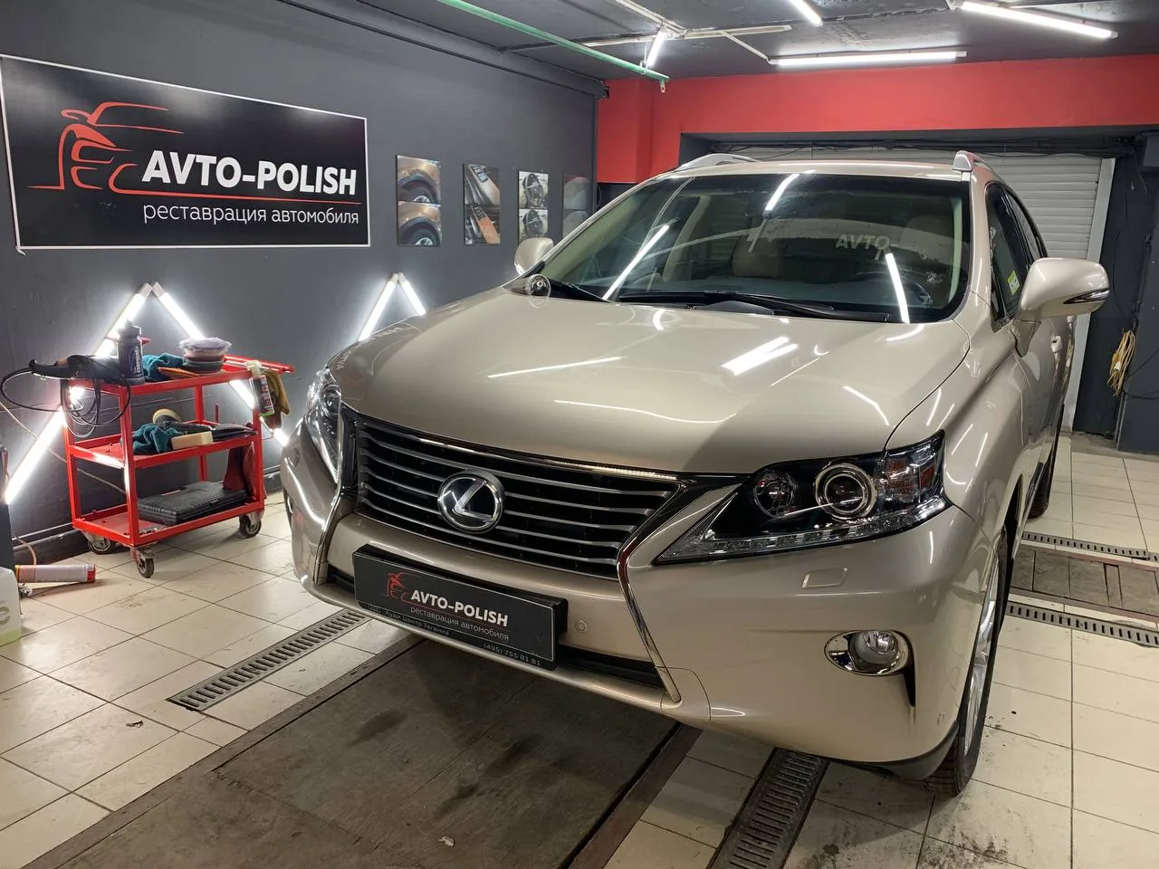 Химчистка и покраска сидений для Lexus RX270