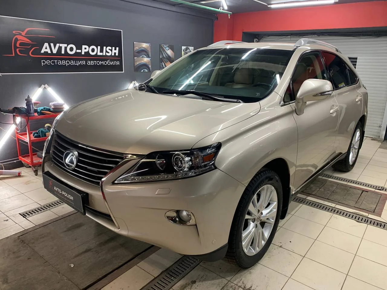 Химчистка и покраска сидений для Lexus RX270