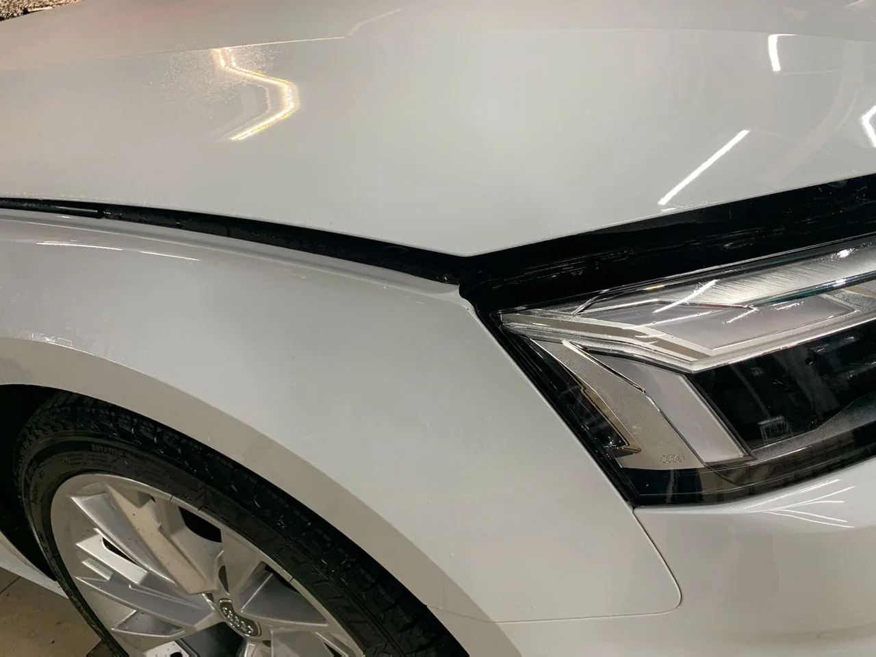Оклейка зон риска полиуретановой пленкой SunTek для Audi A5