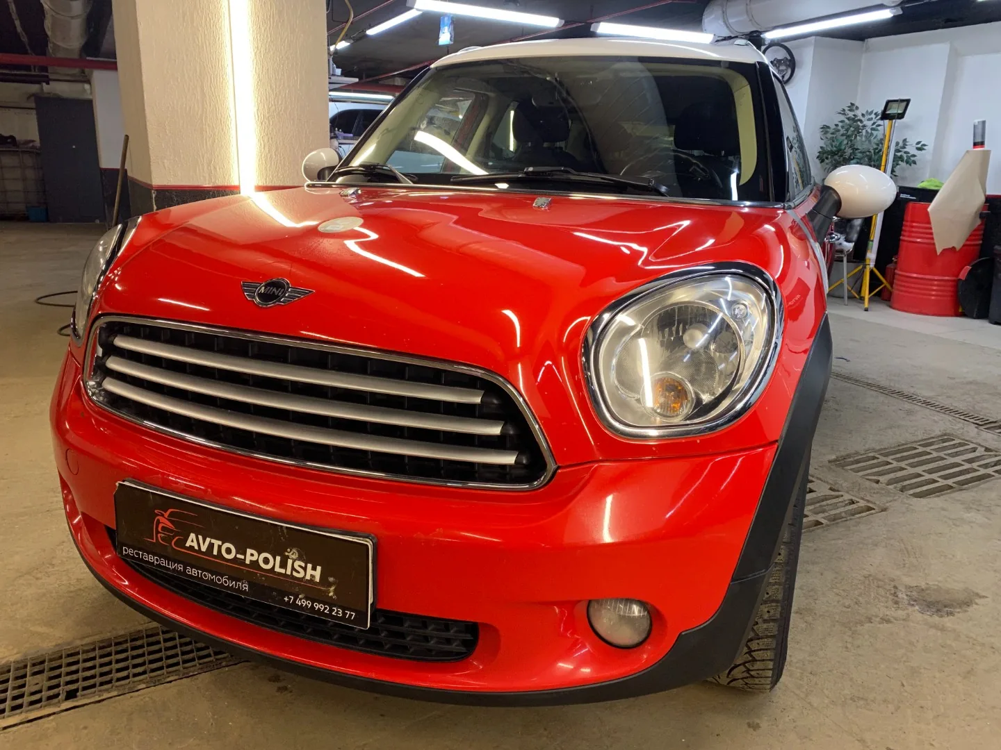 Химчистка салона автомобиля для Mini Cooper