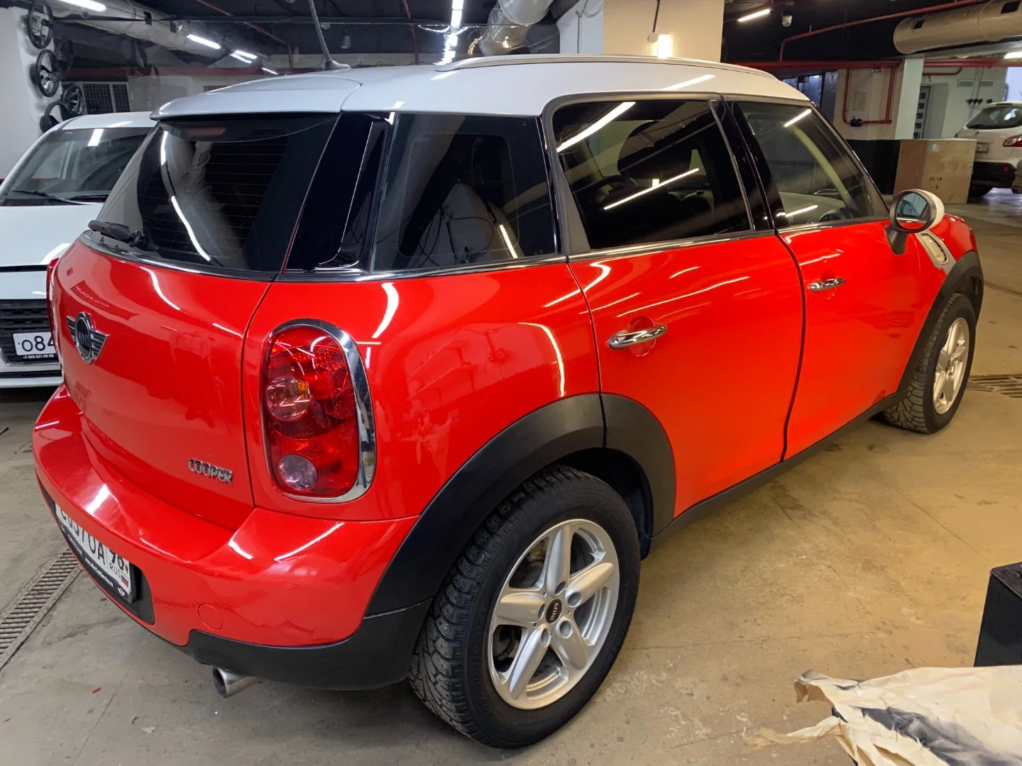 Химчистка салона автомобиля для Mini Cooper