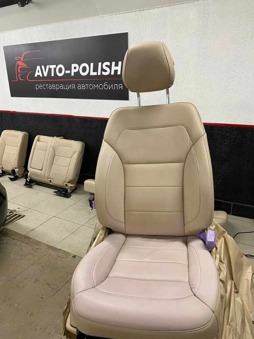 Покраска водительского сиденья для MB ML