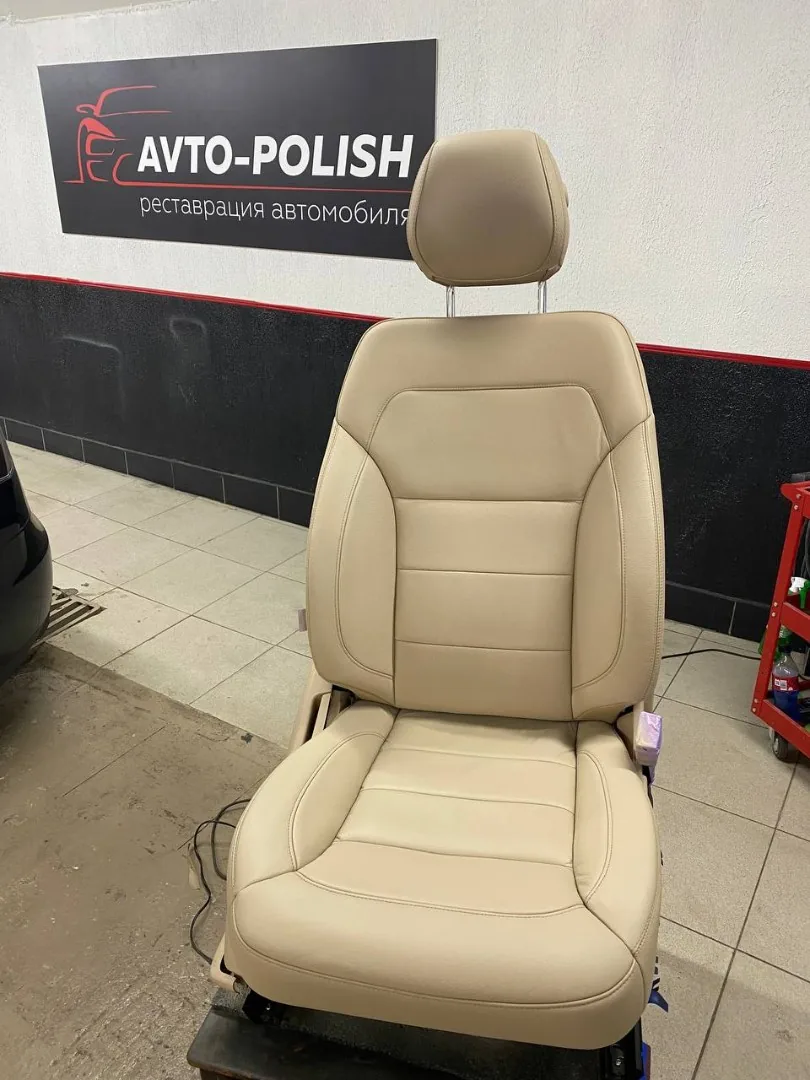 Покраска водительского сиденья для MB ML