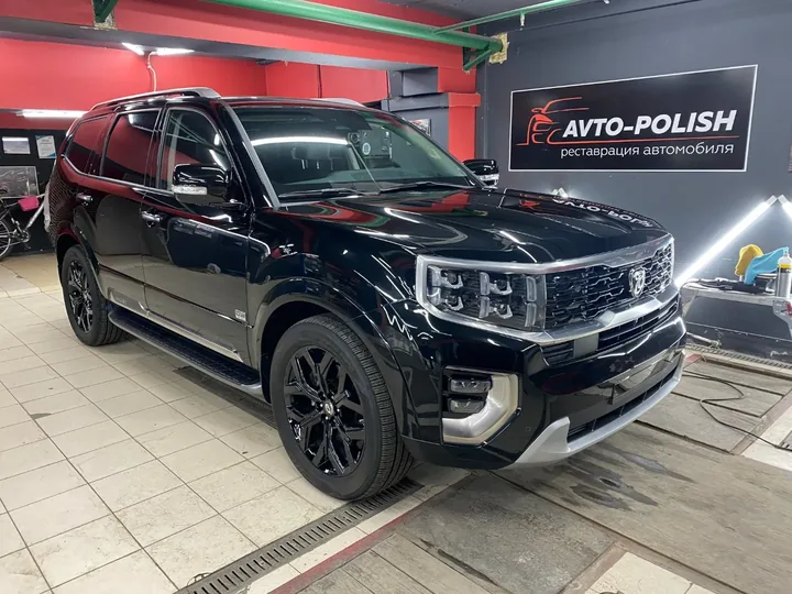 Полировка и обработка жидким стеклом KRYTEX 7H для Kia MOHAVE