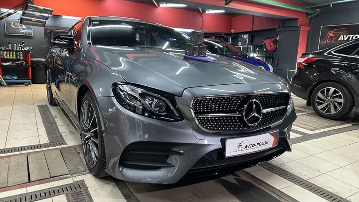 Полировка + нанесение керамики KRYTEX PRO + антидождь для Mercedes