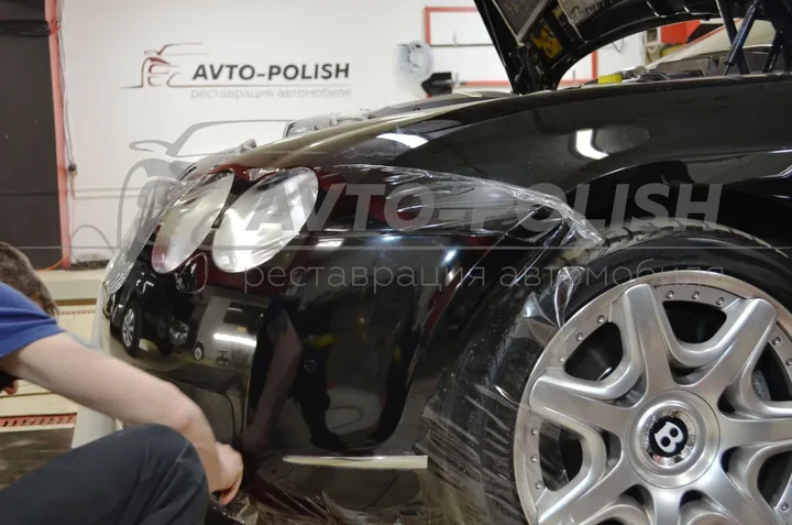 Оклейка пленкой SunTek и Реставрация салона Bentley