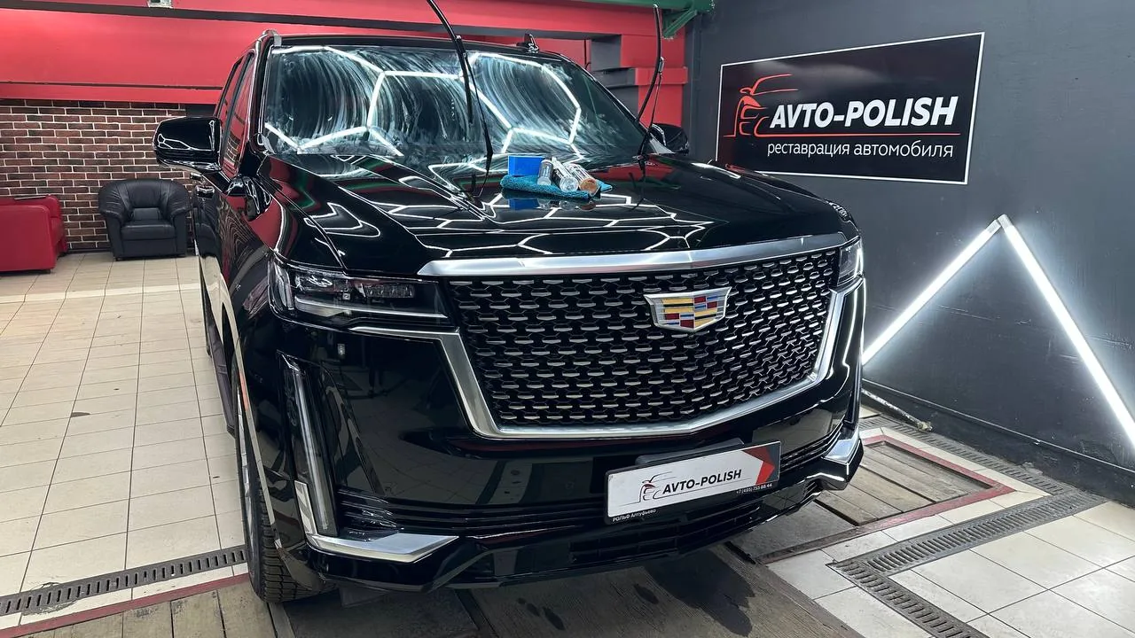 Полировка, керамика и антидождь от Krytex Pro для Cadillac