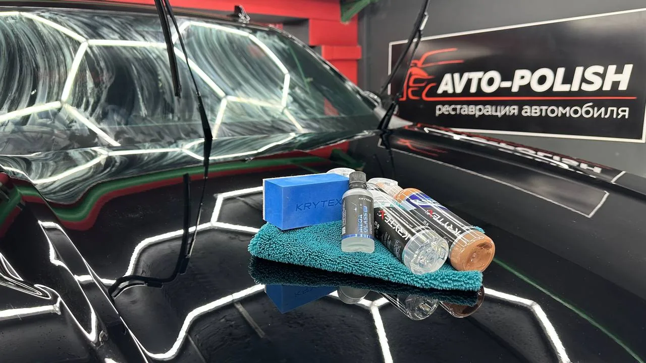 Полировка, керамика и антидождь от Krytex Pro для Cadillac