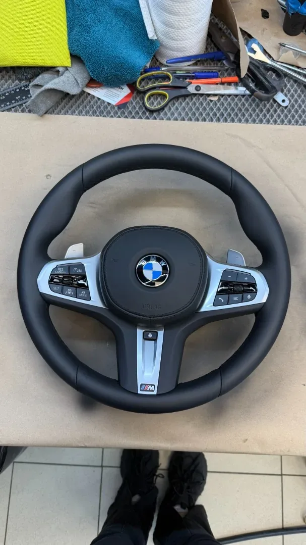 Покраска руля для BMW