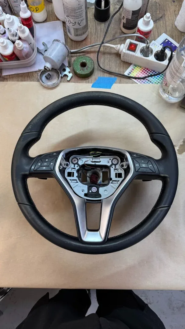 Покраска руля для Mercedes-Benz