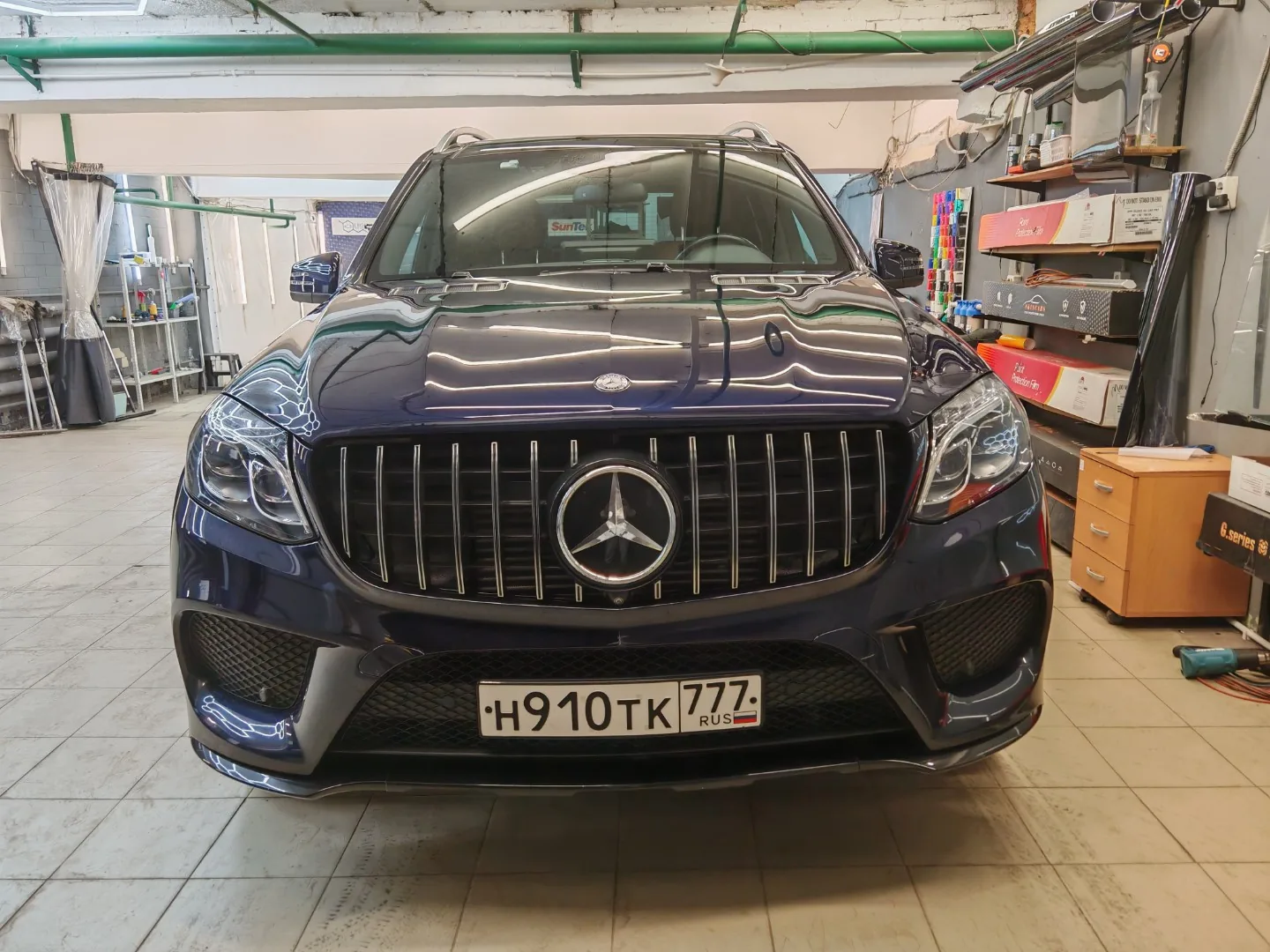 Полировка кузова на Mercedes-Benz