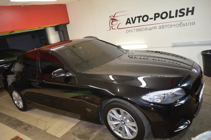 Полировка всех стекол и фар для BMW 5